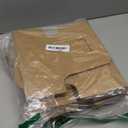 50PCS 2 Cup Disposable Drink Carrier with Handle, Floral Wrap Packing Gift Box, Portable Take Out Cup Carriers for Delivery Coffee Beverage, Kraft Paperboard Cup Holder for Hot or Cold Drinks