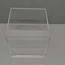 Wall Mounted Clear Acrylic Display Box, 6x6x6 Inches, Cube for Collectibles, Memorabilia