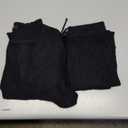 CHICME 2 Piece Lounge Outfit Long Sleeve Knit Pullover Tops Drawstring Pants Set Tracksuit Sweatsuit, Size Small