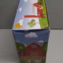 BOLZRA Farm Animals Big Red Barn Toy for 1 2 3 4 5 Years Old Toddlers, Kids Farm Figures Fence Playset with Tractor, Preschool Montessori Learning Toys, Christmas Birthday Easter Gift for Boys Girls