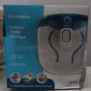 Homedics Bubble Mate Foot Spa, Toe Touch Controlled Foot Bath with Invigorating Bubbles and Splash Proof, Raised Massage Nodes and Removable Pumice Stone