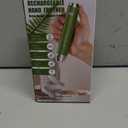 Maestri House Rechargeable Milk Frother with Stand, LunaFro Handheld Electric Foam Maker Waterproof Detachable Stainless Steel Whisk Drink Mixer Foamer for Lattes, Cappuccino BLACK