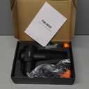 TOLOCO Massage Gun, Deep Tissue Back Massage for Athletes for Pain Relief, Percussion Massager with 10 Massages Heads & Silent Brushless Motor, Valentines Day Gifts for Him Her, Black