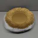 Coloch Set of 12 Plastic Charger Plates, 13" Reusable Reef Serving Chargers for Dinner Plate Round Shiny Decorative Charger Plate for Wedding, Catering, Parties, Christmas, Home Dinner Use (Gold)