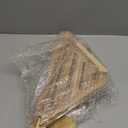 Teak Corner Shower Stool 15in, Wood Shower Bench Seat with Storage Shelf, Waterproof Shower Foot Stool for Shaving Legs, Ideal for Inside Shower or Bathroom