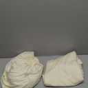 Obstal 6ft Stretch Spandex Table Cover for Standard Folding Tables - 2 Pack Universal Rectangular Fitted Tablecloth Protector for Wedding, Banquet and Party, 72L x 30W x 30H Inches, Cream, 2pc