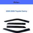 Window Visors Rain Guards for 2002-2006 Toyota Camry