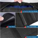 FEATOL Gel Pack Back Brace,Lumbar Support for Back Pain Relief, Herniated Disc, Sciatica, Scoliosis - Breathable Material Design with Heat & Ice Gel Pack for Men & Women| Large/X-Large