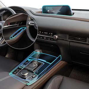 for 2020-2025 Mazda CX30 PPF Precut 8.5Mil Car Paint Protective Film TPU HD Film Scratch Protector Interior Accessories (Automatic Full Set 14Pcs)