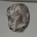 Lydell Short Layered Shaggy Wavy Full Synthetic Wigs (51 Silver Gray)