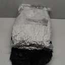 Bedfolks Waterproof Crate Bed, Plush Dog Kennel Pad with Removable Cover, Faux Fur, Fluffy Washable, 47"x29", Black (XX-Large(47x29''))