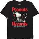 Peanuts Boys' Snoopy Boys Short Sleeve T-Shirt - Sizes 6/7 (Black)