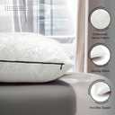 Encasa XO Luxury Embossed Velvet Cushion Covers - Plush Throw Pillow Covers for Elegant Living Rooms & Bedrooms, Machine Washable, 20x20 White | Set of 2 | Covers Only No Insert.