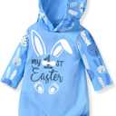 Aalizzwell Newborn Baby Boys Girls Easter Romper, Size 52