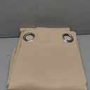 NICETOWN Bedroom Room Darkening Curtains, Biscotti Beige, 1 Pair, 55 inches by 108 Inch, Triple Weave Microfiber Grommet Top Thermal Insulated Solid Darkening Panels/Drapes for Kid's Room