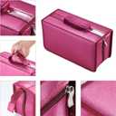 Alavisxf Nylon DVD Case - 160 Capacity Protective Disc Storage Organizer Bag for Car & Home