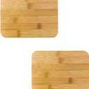 2 Pack Rectangle Replacement Lid for Pyrex - ONLY Compatible with Pyrex 7210 PC 3 Cup Food Storage Container Bowl,Bamboo Wooden Lids Freezer Dishwasher Microwave Safe (Container Not Included