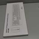 Wireless Keyboard and Mouse Combo, Full Size Silent Ergonomic Keyboard and Mouse, Long Battery Life, Optical Mouse, 2.4G Lag-Free Cordless Mice Keyboard for Computer, Mac, Laptop, PC, Windows