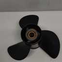 9.9 x 12 Aluminum Outboard Boat Propeller for Tohatsu & Mercury Engines 25-30HP, 10 Spline Tooth, 3R0B64525-0, Compatible with Tohatsu & Mercury 25HP 30HP, RH