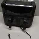 CHEFMAN 6 Quart Dual Basket Air Fryer Oven with Easy View Windows, Sync Finish, Hi-Fry, Auto Shutoff, 2 Independent 3Qt Nonstick Dishwasher Safe Frying Baskets, Digital Double Air Fryer - Black