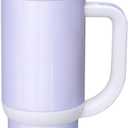 Ello Oasis 18oz Stainless Steel Kids Tumbler with Handle & Retracting Straw, 100% Leakproof, Double-Wall Vacuum Insulated, Kids Water Bottle for School, BPA Free, Dishwasher Safe, Purple Holographic