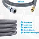 150259 Pull Down Hose Kit For Moen Faucet Replacement Part 150259, Kitchen Faucet Replacement Part 187108, Fit Reflex Moen Pull Down Faucet, 68 Inch, Upgraded Ver.