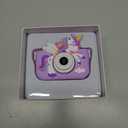 Envyvip Unicorn Toys Camera for Kids Girls Age 3-8, Toddler Kids Digital Camera Christmas Birthday Gifts for 3 4 5 6 7 8 Years Old Girl, Cute Selfie Video Camera, HD 1080P, 32GB SD Card, Purple