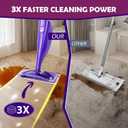 Mopping Pad Refill Compatible with Wet Jet Mop, Disposable Multi Surface Wetjet Hardwood Floor Cleaner Spray Mop Pads Refills, Thickness & Absorbent (60)