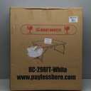 BestOffice Camping Folding 4 Foot Plastic Table, White