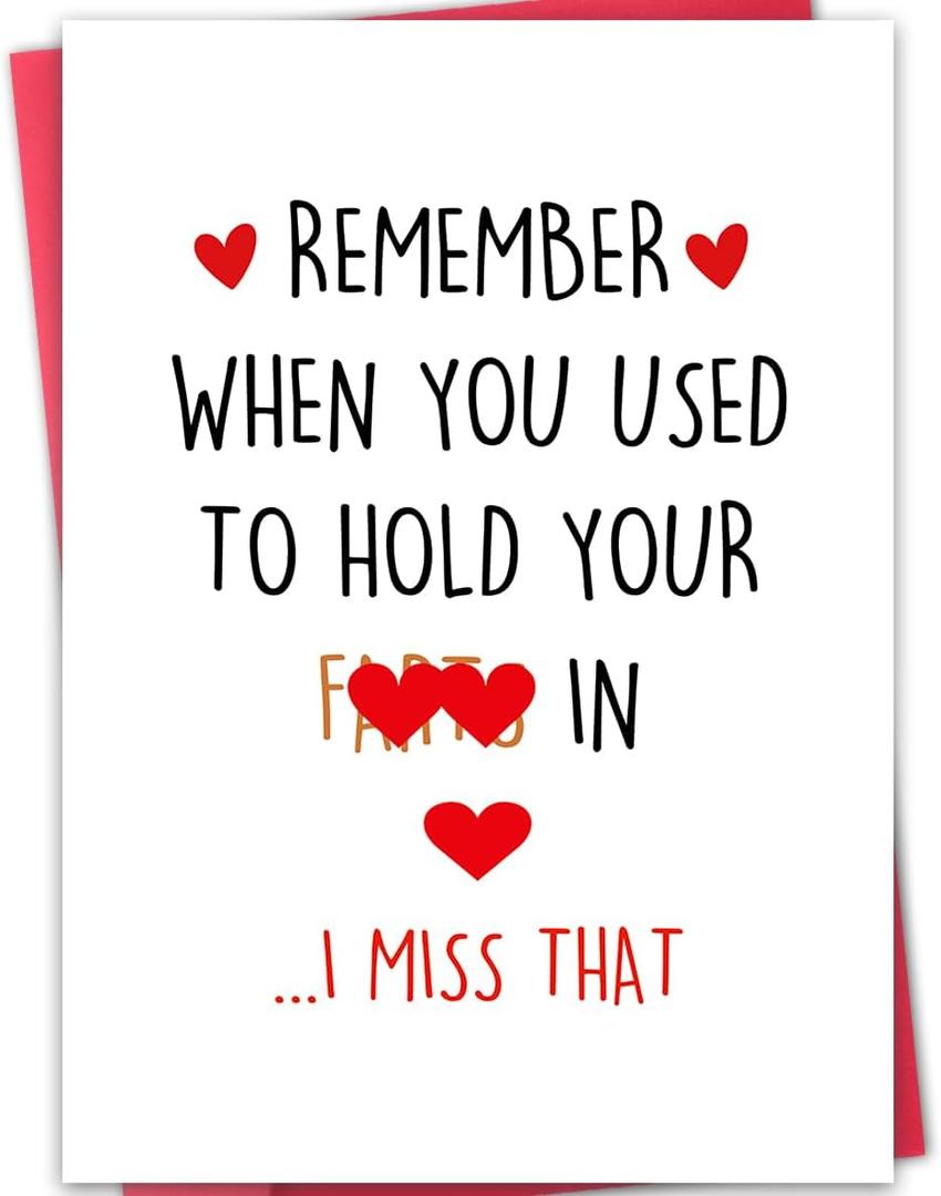 3 x Funny Valentines Day Card for Him Her, Naughty Valentine's day Gifts (BT-155)