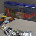 ArtSkills Diamond Painting Kit, Diamond Art Ready to Hang Framed Canvas with Storage and Accessory Kit, Gnomes, 3 Stretched Canvas Panels, 14 x 7 Each