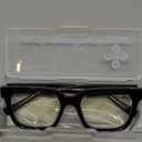 VISOONE Enhanced Version Rectangle Chic Preppy Look Blue Light Blocking Glasses for Women Men RIVER-LIGHTER (Black)