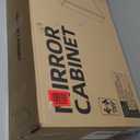 Arched Medicine Cabinet Mirror No Assembly Needed Bathroom Mirror with Storage Recessed or Surface Mount Options (Black, 29.5" L x 15.8" W)