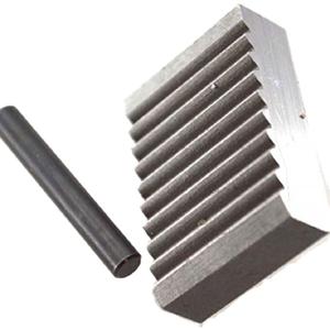 Ridgid 24" Heel w/pin Heel Jaw and Pin Assembly for Wrench, Silver, Small
