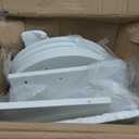 4 Tier Rotating Bookshelf Tower, Spinning Bookshelf, Revolving 360 Bookcase Storage Round Carousel, Vertical Rotate Turning Spiral Corner Organizer Lazy Susan, White