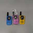 Walkie Talkies for Kids Toys for Boys Girls 4-6, 3 Miles Range Walkie Talkie to Camping, Outdoor 4 Year Old Girl Birthday Gifts for 3 4 5 6 7 Year Old Boy Girl Gifts Age 6-8 (Blue&Pink&Yellow)