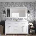 2 x Dimoon 17.3''x78.7'' Peel and Stick Wallpaper Modern Polka Dot Black and White Grey Contact Paper Boho Wallpaper Removable Self Adhesive Wall Paper Renter Friendly Bathroom Bedroom Vinyl Roll