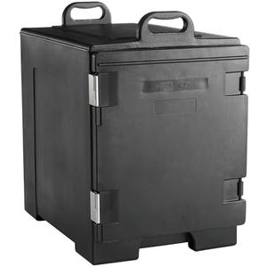 Commercial Insulated Food Pan Carrier, Holds 5 Full-Size Food Pans 2-1/2" Deep, Black (29A-007)