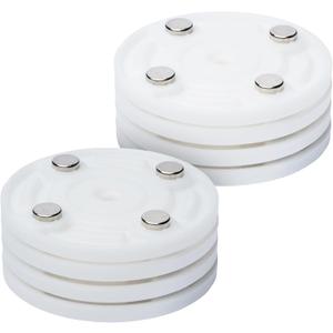 [8-Pack] Magnetic Spice Jar Organizers to Maximize Kitchen Storage - Easy to Install Pantry Organizer - Powerful Magnetic Organizer to Reduce Cupboard Clutter - Cabinet Organizers for Shelves