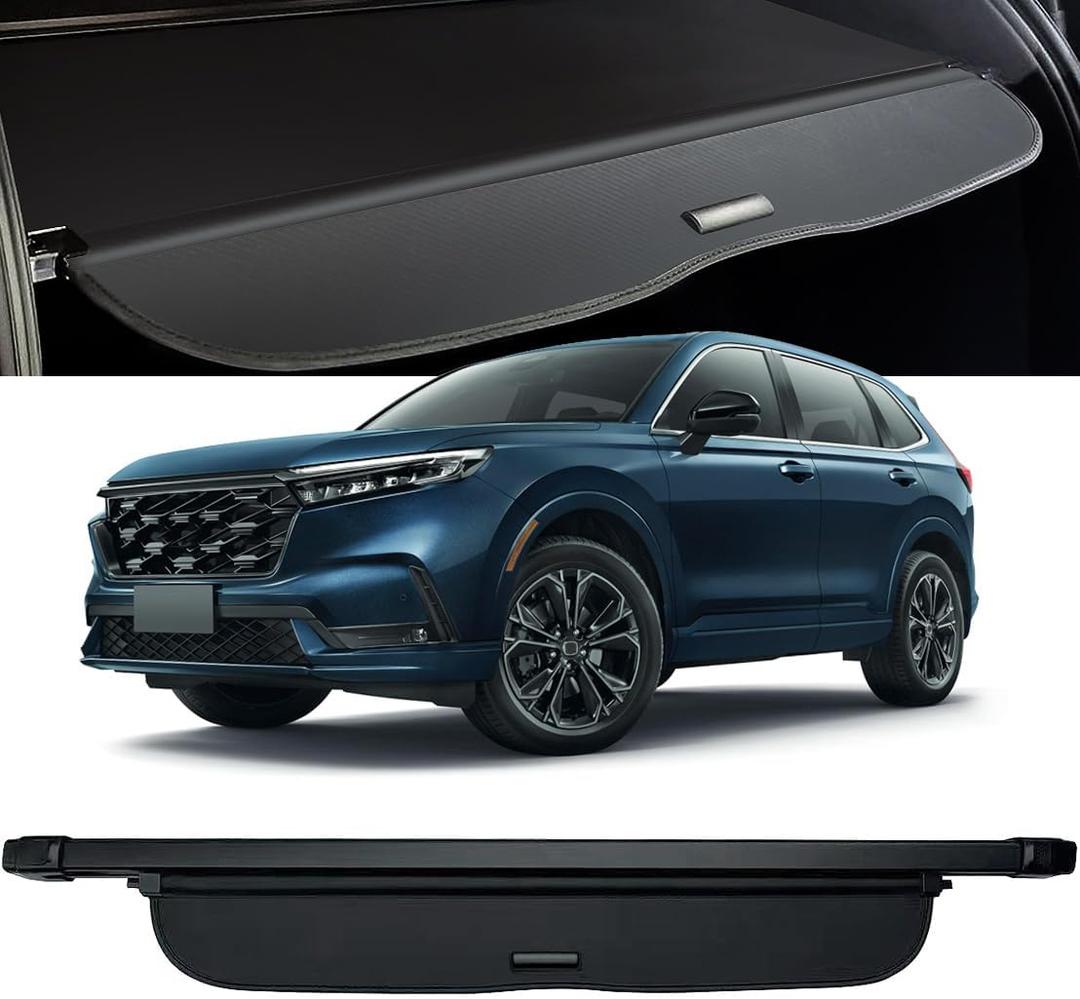 Cargo Cover for 2023 2024 2025 Honda CRV Accessories (Include Hybrid) Retractable Trunk Cover Shield Shade Privacy Screen for CR-V (Fit for 2023-2025 CRV)