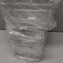 ClearSpace Clear Plastic Storage Bins  Pantry Organizers & Storage Containers, Cabinet Organizer - Home Organization Must Haves for Kitchen, Laundry Room, Office, Closet, Garage & Freezer (4 Pack)