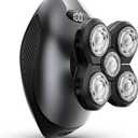Head Shavers for Bald Men, 5 in 1 Electric Razor IPX7 Waterproof for Bald Men, 5D Rotary Shaver