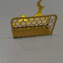 Eid Mubarak Decorations,Ramadan Kareem Paper Towel Holder Metal Paper Napkin Tissue Table Decor for Ramadan Gifts