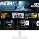 Samsung 32 Smart Monitor M7 (M70F) 4K UHD Display, Samsung Vision AI, Smart TV Apps, Gaming Hub, USB-C, HDMI and USB-A, White, LS32FM703UNXZA, 2025