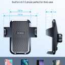 vanva Universal Air Vent Car Mount, [ Big Phones & Thick Case Friendly ] Cell Phone Holder for Car Hands Free Clamp Cradle Vehicle fit for All Apple Smasung Galaxy