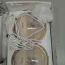 Paruu Hands Free Breast Pump P16, Wearable Breast Pump Electirc Portable with 4 Modes & 12 Levels, Max 309mmHg Strong Suction 19/21/24mm Flange Inserts Wearable Breastfeeding Pump, 2 PackNude