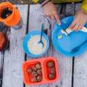 ustPackWare Dish Set with Mesh Bag, BPA Free Construction and Eating Utensils for Hiking, Camping, Backpacking, Travel and Outdoor Survival
