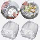 300 Pieces Kitchen Sink Strainer Bags Disposable Mesh Strainer Bags Elastic Anti-Clogging Mesh Waste Rack for Collecting Kitchen Food Waste Leftover Garbage
