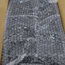 Black Utensil Holder for Party - Wooden Paper Plate and Utensil Caddy for Countertop - Silverware Caddy for Cup Fork Spoon Napkin - Cutlery Organizer for Kitchen Camping Buffet Picnic