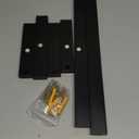 Bamboo Towel Racks - Vertical Wood Towel Rack Bamboo Bathroom Accessories, Storage, Wall Towel Rack for Rolled Towels for Bathroom Furniture, Spa Furniture and Decor (Black, Medium)